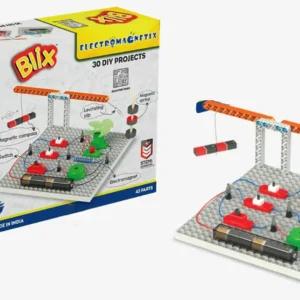 30-in-1 DIY Science Kit for Kids – Build Electromagnet Projects, Alarms, Fans, Switches & More (Age 8+)