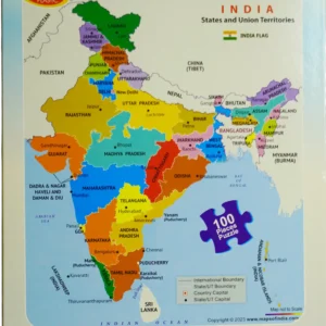 India Map Puzzle for Kids – 100 Pieces Educational Jigsaw