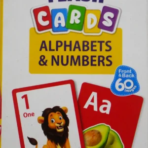2-in-1 Alphabet & Number Flash Cards for Kids (60+ Images) – Early Learning Educational Toy | Screen-Free Activity 2+ Years
