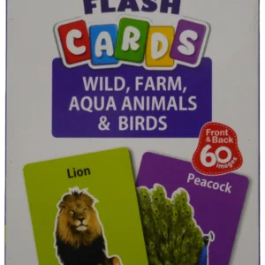 🐘 2-in-1 Animal & Bird Flash Cards for Kids (60+ Images) – Early Learning Educational Toy | Screen-Free Activity